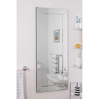 MirrorOutlet Specchio a figura intera Nero Lucido - Specchio MirrorOutlet Specchio a figura intera Nero Lucido - Specchio