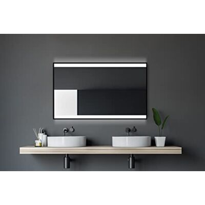 Talos Black Shine Specchio, Nero Opaco, 120 x 70 cm Talos Black Shine Specchio, Nero Opaco, 120 x 70 cm