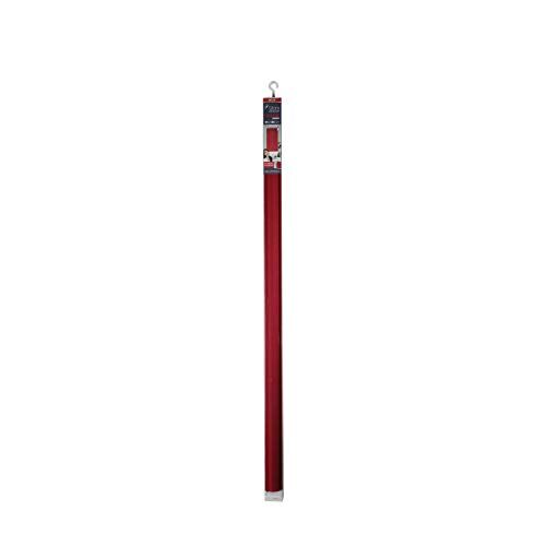 Douceur d'Intérieur Tenda avvolgibile Oscurante in Poliestere, Colore: Bianco, Rosso, 90 x 180 CM