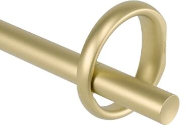 Umbra Asta per tenda da 3,5 cm, include 2 terminali coordinati, staffe e hardware, da 42 a 120, oro