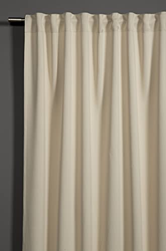 Gardinia Tenda con fettuccia Dimout, Naturale, 140 x 245 cm, Poliestere
