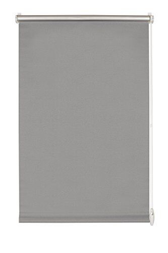 Gardinia EASYFIX Tenda a rullo termica, Fissaggio a incastro o con adesivo, Altamente riflettente, Risparmio energetico, Opaco, Incl. materiale di montaggio, Grigio, 90 x 210 cm (LxH)