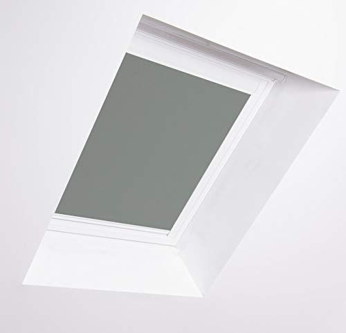 Bloc Blinds MK4 Tenda Oscurante per finestre da Tetto Velux, Telaio in Alluminio, Colore: Bianco