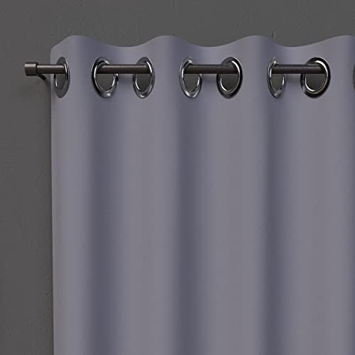 Soleil d'ocre OSCURANTE Tenda con Occhielli, Grigio, 140 x 250 cm