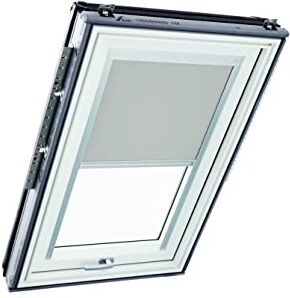 Roto Tenda Oscurante  ZRV Oscurante e Coprente Guide di Scorrimento Laterali Argento per Finestre da Tetto  Serie Designo R6/R8, i8 e Classic 64/84 con Dimensioni 094/140   09/14 Grigio Chiaro