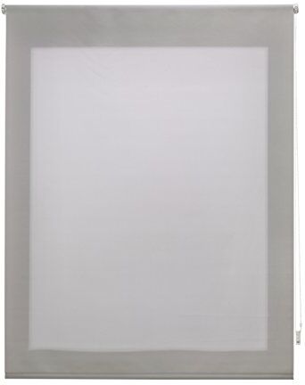 Blindecor Uniestor Tenda a rullo traslucida tinta unita Argento grigio, 160 x 175 cm (Larghezza x Altezza)   Dimensioni del tessuto 157 x 170 cm. Tenda avvolgibile traslucida