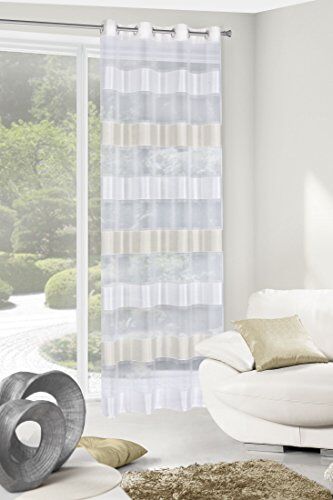 Eurofirany Tenda Ivo con Strisce Motivo, 140 x 250 cm