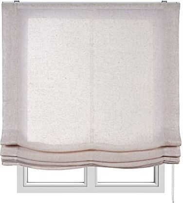 Estores Basic Tenda Pachetto, tenda pieghevole senza aste, confezione beige, 90 x 175 cm