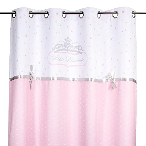 ATMOSPHERA CREATEUR D'INTERIEUR Tenda per bambini "Princesse ruban" rosa 140x260cm