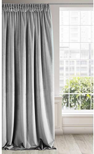 Eurofirany Tenda, 100% poliestere, Grigio acciaio, 140 x 270 cm, 1 pezzo