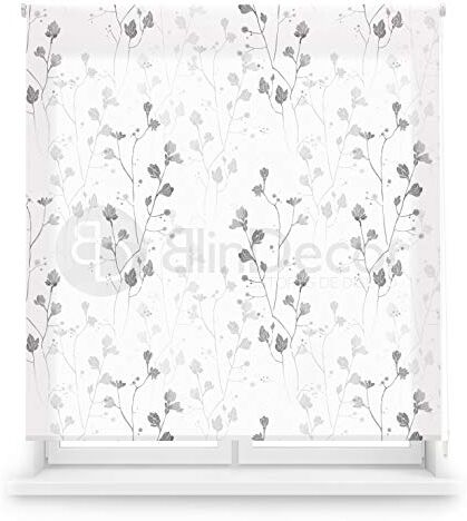 Blindecor Fiori   Tenda avvolgibile traslucida con stampa digitale   modello Bloom   150 x 180 cm (larghezza per altezza), dimensioni del tessuto, 147 x 175 cm   tende per finestre