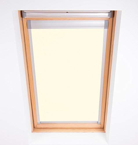 Bloc Blinds Bloc Skylight Blind 2 (55/98) Fakro oscurante per finestre, colore: bianco crema, pvc, 110x15x7 cm