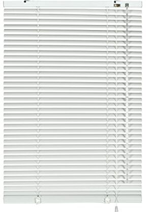 Gardinia Deco Company  Veneziane con Morsetto, Alluminio, Bianco, 90 x 220 cm