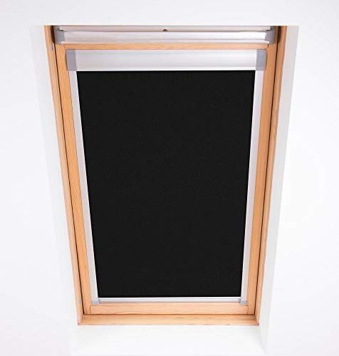 Bloc Blinds Bloc Skylight Blind P04 per finestre da tetto Velux Blockout, nero, black, poliestere, 105x15x7 cm