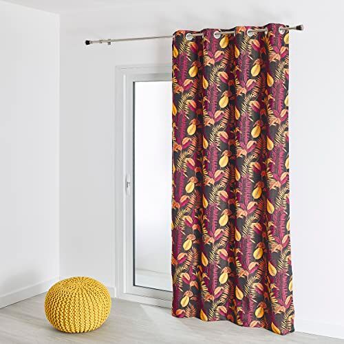 HomeMaison.com Tenda Jacquard Zafferano 140 x 260 cm