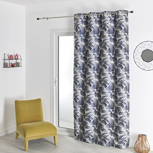 HomeMaison.com Tenda Jacquard Abysse 140 x 260 cm