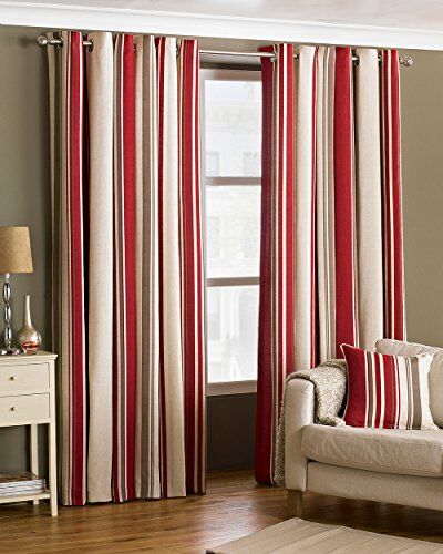 Paoletti Riva Home Broadway 117X137 R/Top CURT RASP, Tessuto, Red, 46x54 (117x137cm)