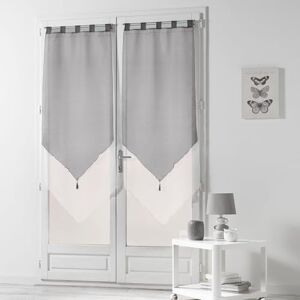 Douceur d'Intérieur Tende a vela, 2x60/160 cm, colore: Bianco/Grigio Douceur d'Intérieur Tende a vela, 2x60/160 cm, colore: Bianco/Grigio