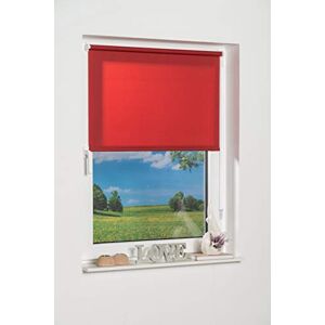 Khome Tenda a Pannello K Home 236626 – 2 Klemmfix Mini, Rosso Luce Diurna, plastica, Tessuto, Rosso, 80 x 150 Khome Tenda a Pannello K Home 236626 – 2 Klemmfix Mini, Rosso Luce Diurna, plastica, Tessuto, Rosso, 80 x 150