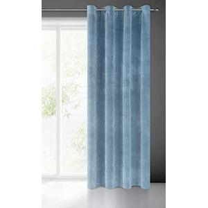 Eurofirany VILLA Tenda Oscurante, Tenda con Occhielli 1 pz, Tenda Extra Lunga, Elegante, Tinta Unita, Soggiorno, Camera da Letto, Densità 290 g/m², 140x250 cm, Azzurro Eurofirany VILLA Tenda Oscurante, Tenda con Occhielli 1 pz, Tenda Extra Lunga, Elegante, Tinta Unita, Soggiorno, Camera da Letto, Densità 290 g/m², 140x250 cm, Azzurro