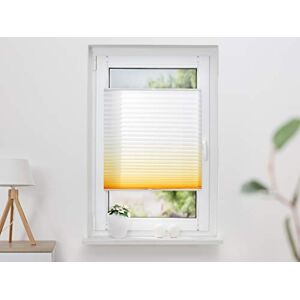 K-HOME - Farbverlauf Plissee - 90 cm - gelb - Plissee K-HOME - Farbverlauf Plissee - 90 cm - gelb - Plissee