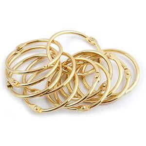Spirella Set di 12 Anelli per Tende da Doccia Ringo Small Gold Spirella Set di 12 Anelli per Tende da Doccia Ringo Small Gold