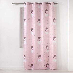 Douceur d'Intérieur Tenda con occhielli, piccola principessa, 140 x 260 cm, colore: Rosa Douceur d'Intérieur Tenda con occhielli, piccola principessa, 140 x 260 cm, colore: Rosa