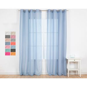 TRAMAS+ Molly Indigo Tende semi-trasparenti per soggiorno e camera da letto, con occhielli, 140 x 260 cm, 1 pezzo, camera da letto, bambini, giovani, adulti e sala da pranzo TRAMAS+ Molly Indigo Tende semi-trasparenti per soggiorno e camera da letto, con occhielli, 140 x 260 cm, 1 pezzo, camera da letto, bambini, giovani, adulti e sala da pranzo