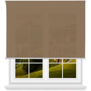 WELL HOME MOBILIARIO & DECORACIÓN Tenda avvolgibile traslucida liscia marrone chiaro, 100 x 175 cm (larghezza x lunghezza)/dimensioni del tessuto 97 x 170 cm WELL HOME MOBILIARIO & DECORACIÓN Tenda avvolgibile traslucida liscia marrone chiaro, 100 x 175 cm (larghezza x lunghezza)/dimensioni del tessuto 97 x 170 cm