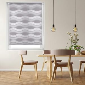 Blindecor senza attrezzi Tenda a rullo ondulata a doppio strato giorno e notte Argento grigio, 62 x 150 cm (Larghezza x Altezza) Dimensioni del tessuto 59 x 145 cm Blindecor senza attrezzi Tenda a rullo ondulata a doppio strato giorno e notte Argento grigio, 62 x 150 cm (Larghezza x Altezza) Dimensioni del tessuto 59 x 145 cm