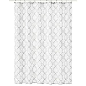 Kleine Wolke Classy Tenda da Doccia, 100% Poliestere, 180 x 200 cm, Colore: Bianco Kleine Wolke Classy Tenda da Doccia, 100% Poliestere, 180 x 200 cm, Colore: Bianco