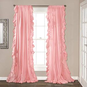 Lush Decor Reyna Pink Window Curtain - Window Curtain Lush Decor Reyna Pink Window Curtain - Window Curtain