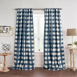 Elrene Home Fashions Tenda oscurante per finestra, con passanti per asta, 132 x 274 cm, indaco, 1 pannello Elrene Home Fashions Tenda oscurante per finestra, con passanti per asta, 132 x 274 cm, indaco, 1 pannello