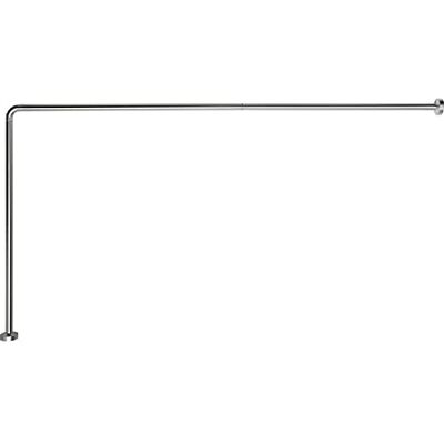 Gedy Telaio Angolare per Tenda Doccia 80x170cm in Alluminio Anodizzato, Bastone Angolare per Tenda Doccia, Fissaggio a Pressione Senza Forare, Asta Angolare per Tenda Doccia Bagno da 240cm Gedy Telaio Angolare per Tenda Doccia 80x170cm in Alluminio Anodizzato, Bastone Angolare per Tenda Doccia, Fissaggio a Pressione Senza Forare, Asta Angolare per Tenda Doccia Bagno da 240cm