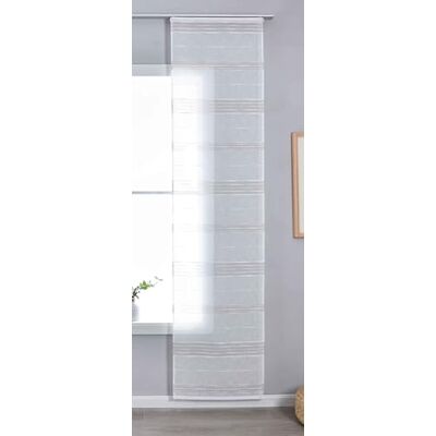 Gardinenbox Francoforte 202460P_AMA Tenda a pannello semitrasparente con binario di pannello, 245 x 60 cm (altezza x larghezza), rilegatura in lino, motivo a linee stabili, robusta Gardinenbox Francoforte 202460P_AMA Tenda a pannello semitrasparente con binario di pannello, 245 x 60 cm (altezza x larghezza), rilegatura in lino, motivo a linee stabili, robusta