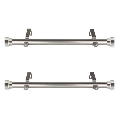 Rod Desyne Asta per tende laterale, in nichel satinato, 30,5-50,8 cm Rod Desyne Asta per tende laterale, in nichel satinato, 30,5-50,8 cm