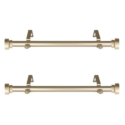 Rod Desyne Asta laterale per tenda, 30,5-50,8 cm, colore: Oro chiaro Rod Desyne Asta laterale per tenda, 30,5-50,8 cm, colore: Oro chiaro