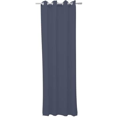 TODAY Tenda con occhielli, 140 x 240 cm, tinta unita, colore: Navy TODAY Tenda con occhielli, 140 x 240 cm, tinta unita, colore: Navy