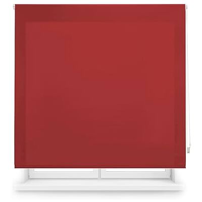 Blindecor Tenda traslucida su misura, tenda avvolgibile su misura, colore rosso scuro, 95 x 250 cm (larghezza per altezza), dimensioni del tessuto, 92 x 245 cm, tende avvolgibili traslucide per Blindecor Tenda traslucida su misura, tenda avvolgibile su misura, colore rosso scuro, 95 x 250 cm (larghezza per altezza), dimensioni del tessuto, 92 x 245 cm, tende avvolgibili traslucide per