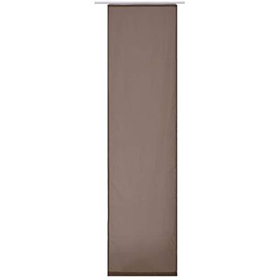 Elbersdrucke Feel Good Uni 06 Tenda a pannello in poliestere, 245 x 60 cm, colore: Marrone Elbersdrucke Feel Good Uni 06 Tenda a pannello in poliestere, 245 x 60 cm, colore: Marrone