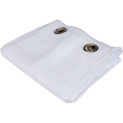 Linder 0133/10/375AB Tenda in Voile, con Occhielli, 290 x 240 cm, Bianco Linder 0133/10/375AB Tenda in Voile, con Occhielli, 290 x 240 cm, Bianco