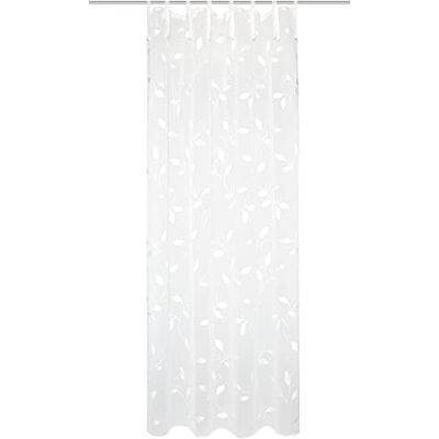 Home Fashion / Tenda finita in tela ricamata, lati e orlo, 040322-1005 DIMENSIONI 245 x 140 cm BIANCO LANA Home Fashion / Tenda finita in tela ricamata, lati e orlo, 040322-1005 DIMENSIONI 245 x 140 cm BIANCO LANA