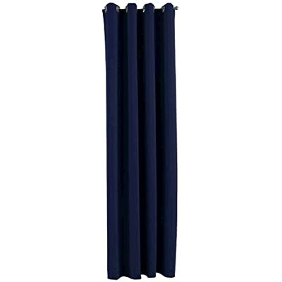 Gardinenbox Newyork 201920600 Tenda oscurante termica, con occhielli, fonoassorbente, protezione UV, 245 x 140 cm, 1 pezzo, colore: blu Gardinenbox Newyork 201920600 Tenda oscurante termica, con occhielli, fonoassorbente, protezione UV, 245 x 140 cm, 1 pezzo, colore: blu