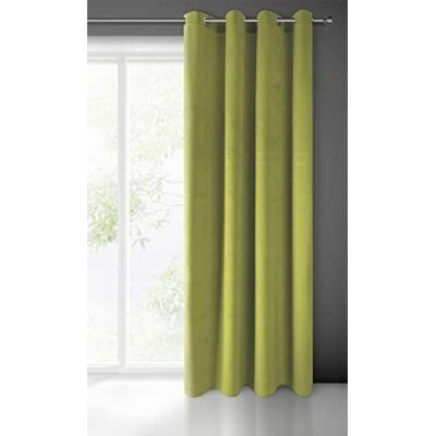 Tenda in Velluto Verde Oliva Eurofirany - 140x250cm Tenda in Velluto Verde Oliva Eurofirany - 140x250cm