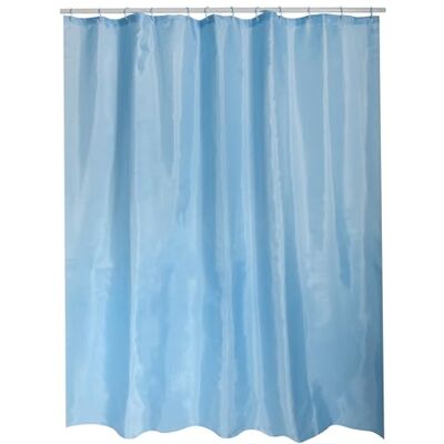 MSV , Tenda da Doccia, Poliestere, Rivestimento Antibatterico, Anelli Inclusi, Lavabile a 30°, Tessuto Impermeabile, Tenda da Bagno Lavabile in Lavatrice, Azzurro, 180 x 200 cm MSV , Tenda da Doccia, Poliestere, Rivestimento Antibatterico, Anelli Inclusi, Lavabile a 30°, Tessuto Impermeabile, Tenda da Bagno Lavabile in Lavatrice, Azzurro, 180 x 200 cm