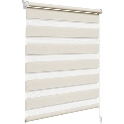 WOLTU Tenda a Rullo Giorno e Notte Senza Foratura 55x150 cm, Faggio Doppio Strato, Traslucida e Oscurante, con Fissaggio a Morsetto, per Interni Finestre e Porte, Larghezza Tessuto 52 cm WOLTU Tenda a Rullo Giorno e Notte Senza Foratura 55x150 cm, Faggio Doppio Strato, Traslucida e Oscurante, con Fissaggio a Morsetto, per Interni Finestre e Porte, Larghezza Tessuto 52 cm