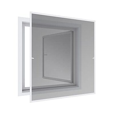 Windhager Zanzariera Expert Cornice per rameuse, zanzariera Telaio in Alluminio per finestre, 100 x 120 cm, Bianco, 04336 Windhager Zanzariera Expert Cornice per rameuse, zanzariera Telaio in Alluminio per finestre, 100 x 120 cm, Bianco, 04336