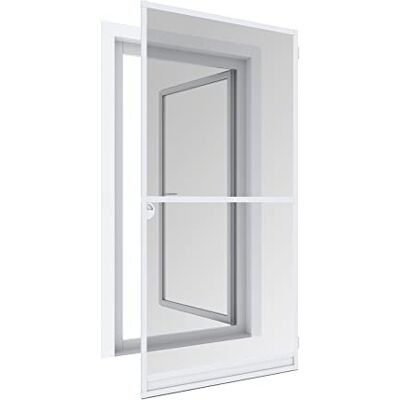 Windhager Porta Girevole Zanzariera tettoia Expert, Telaio in Alluminio per Porte, accorciabile singolarmente, 100 x 210 cm, Bianco, Windhager Porta Girevole Zanzariera tettoia Expert, Telaio in Alluminio per Porte, accorciabile singolarmente, 100 x 210 cm, Bianco,