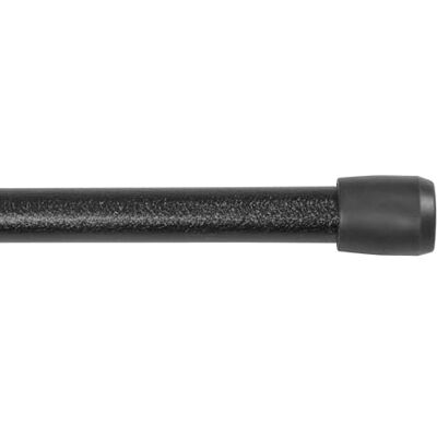Kenney Spring Window Tenda, Metallo, Black, 28 Inches to 48 Inches Kenney Spring Window Tenda, Metallo, Black, 28 Inches to 48 Inches