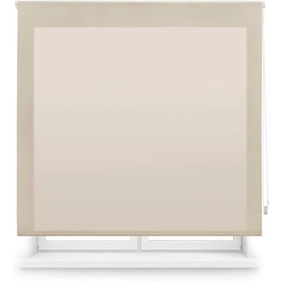 Blindecor Tenda traslucida su misura, tenda avvolgibile su misura, colore avorio, 150 x 250 cm (larghezza per altezza), dimensioni del tessuto, 147 x 245 cm, tende avvolgibili traslucide per finestre Blindecor Tenda traslucida su misura, tenda avvolgibile su misura, colore avorio, 150 x 250 cm (larghezza per altezza), dimensioni del tessuto, 147 x 245 cm, tende avvolgibili traslucide per finestre